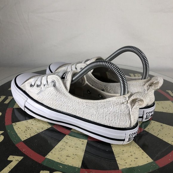 Converse Chuck Taylor All Star Shoreline Slip On Sneaker Shoe Knit White Women 7 - Picture 4 of 9